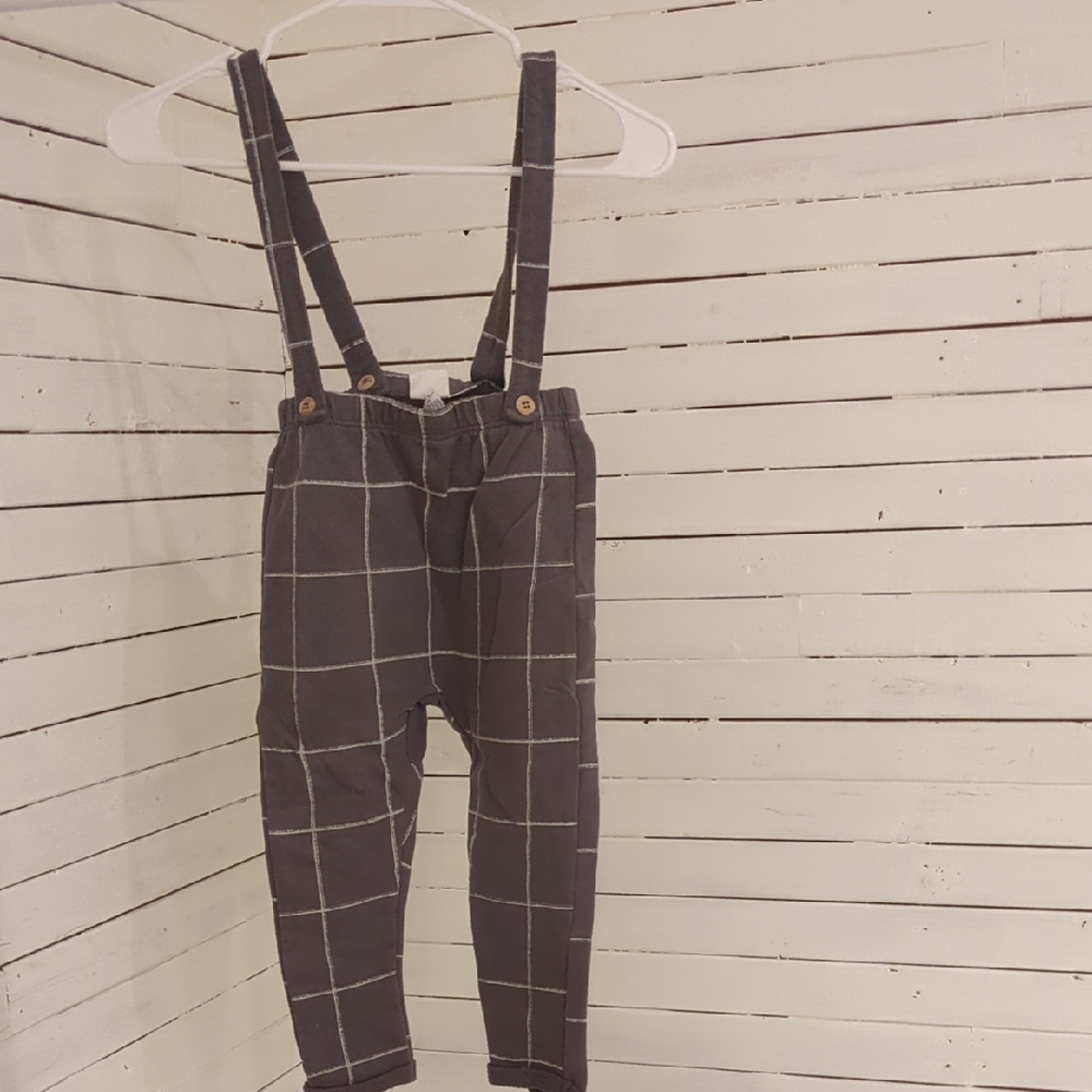 NWT Gray Checkered Kids Bottoms Unisex - Picture 4 of 4